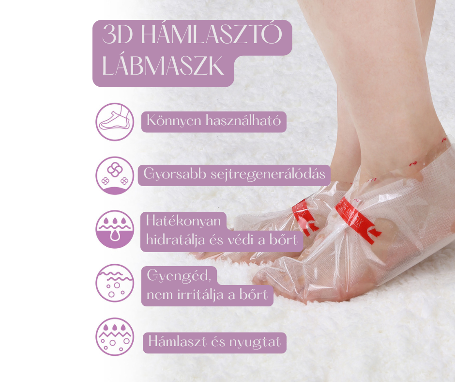 NAVINA Hámlasztó lábmaszk